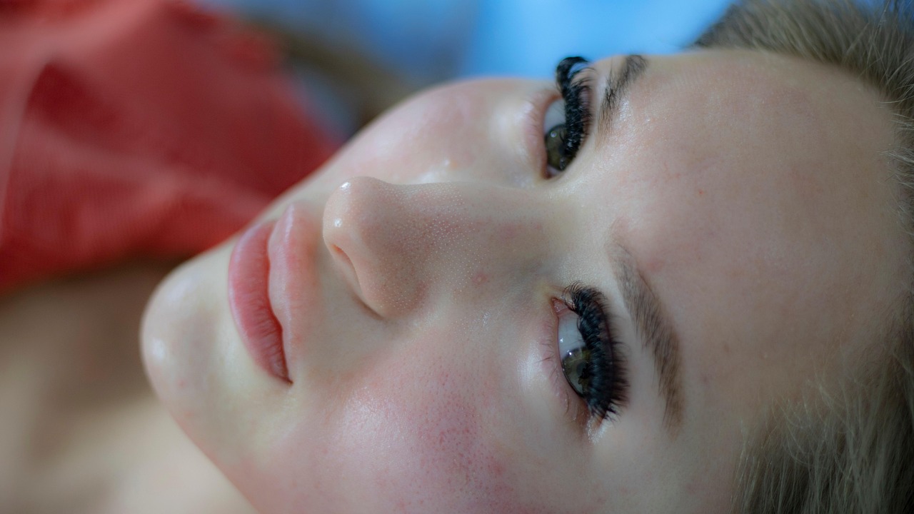 Cuidado facial na clínica